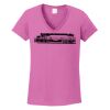 Ladies Heavy Cotton™ 100% Cotton V-Neck T-Shirt Thumbnail