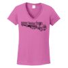 Ladies Heavy Cotton™ 100% Cotton V-Neck T-Shirt Thumbnail