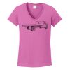 Ladies Heavy Cotton™ 100% Cotton V-Neck T-Shirt Thumbnail