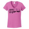 Ladies Heavy Cotton™ 100% Cotton V-Neck T-Shirt Thumbnail