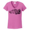 Ladies Heavy Cotton™ 100% Cotton V-Neck T-Shirt Thumbnail