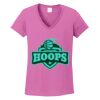 Ladies Heavy Cotton™ 100% Cotton V-Neck T-Shirt Thumbnail