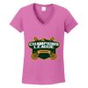 Ladies Heavy Cotton™ 100% Cotton V-Neck T-Shirt Thumbnail