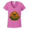 Ladies Heavy Cotton™ 100% Cotton V-Neck T-Shirt Thumbnail