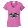 Ladies Heavy Cotton™ 100% Cotton V-Neck T-Shirt Thumbnail