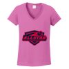 Ladies Heavy Cotton™ 100% Cotton V-Neck T-Shirt Thumbnail
