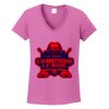 Ladies Heavy Cotton™ 100% Cotton V-Neck T-Shirt Thumbnail