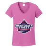 Ladies Heavy Cotton™ 100% Cotton V-Neck T-Shirt Thumbnail