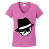 Ladies Heavy Cotton™ 100% Cotton V-Neck T-Shirt Thumbnail
