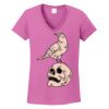 Ladies Heavy Cotton™ 100% Cotton V-Neck T-Shirt Thumbnail