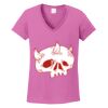 Ladies Heavy Cotton™ 100% Cotton V-Neck T-Shirt Thumbnail