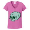 Ladies Heavy Cotton™ 100% Cotton V-Neck T-Shirt Thumbnail
