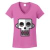 Ladies Heavy Cotton™ 100% Cotton V-Neck T-Shirt Thumbnail