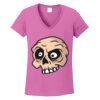 Ladies Heavy Cotton™ 100% Cotton V-Neck T-Shirt Thumbnail