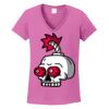 Ladies Heavy Cotton™ 100% Cotton V-Neck T-Shirt Thumbnail