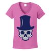 Ladies Heavy Cotton™ 100% Cotton V-Neck T-Shirt Thumbnail