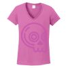 Ladies Heavy Cotton™ 100% Cotton V-Neck T-Shirt Thumbnail