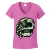 Ladies Heavy Cotton™ 100% Cotton V-Neck T-Shirt Thumbnail