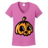 Ladies Heavy Cotton™ 100% Cotton V-Neck T-Shirt Thumbnail