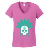Ladies Heavy Cotton™ 100% Cotton V-Neck T-Shirt Thumbnail
