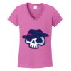 Ladies Heavy Cotton™ 100% Cotton V-Neck T-Shirt Thumbnail