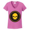 Ladies Heavy Cotton™ 100% Cotton V-Neck T-Shirt Thumbnail
