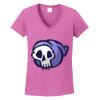 Ladies Heavy Cotton™ 100% Cotton V-Neck T-Shirt Thumbnail