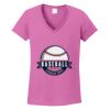 Ladies Heavy Cotton™ 100% Cotton V-Neck T-Shirt Thumbnail