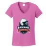 Ladies Heavy Cotton™ 100% Cotton V-Neck T-Shirt Thumbnail