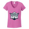 Ladies Heavy Cotton™ 100% Cotton V-Neck T-Shirt Thumbnail