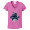 Ladies Heavy Cotton™ 100% Cotton V-Neck T-Shirt Thumbnail