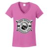 Ladies Heavy Cotton™ 100% Cotton V-Neck T-Shirt Thumbnail