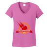 Ladies Heavy Cotton™ 100% Cotton V-Neck T-Shirt Thumbnail