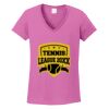 Ladies Heavy Cotton™ 100% Cotton V-Neck T-Shirt Thumbnail