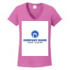 Ladies Heavy Cotton™ 100% Cotton V-Neck T-Shirt Thumbnail