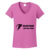 Ladies Heavy Cotton™ 100% Cotton V-Neck T-Shirt Thumbnail