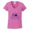Ladies Heavy Cotton™ 100% Cotton V-Neck T-Shirt Thumbnail