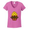 Ladies Heavy Cotton™ 100% Cotton V-Neck T-Shirt Thumbnail