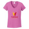 Ladies Heavy Cotton™ 100% Cotton V-Neck T-Shirt Thumbnail