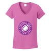 Ladies Heavy Cotton™ 100% Cotton V-Neck T-Shirt Thumbnail