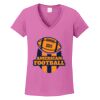 Ladies Heavy Cotton™ 100% Cotton V-Neck T-Shirt Thumbnail
