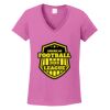 Ladies Heavy Cotton™ 100% Cotton V-Neck T-Shirt Thumbnail