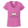 Ladies Heavy Cotton™ 100% Cotton V-Neck T-Shirt Thumbnail