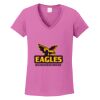 Ladies Heavy Cotton™ 100% Cotton V-Neck T-Shirt Thumbnail