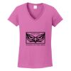 Ladies Heavy Cotton™ 100% Cotton V-Neck T-Shirt Thumbnail