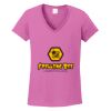 Ladies Heavy Cotton™ 100% Cotton V-Neck T-Shirt Thumbnail