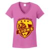 Ladies Heavy Cotton™ 100% Cotton V-Neck T-Shirt Thumbnail
