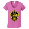 Ladies Heavy Cotton™ 100% Cotton V-Neck T-Shirt Thumbnail