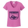 Ladies Heavy Cotton™ 100% Cotton V-Neck T-Shirt Thumbnail