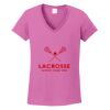 Ladies Heavy Cotton™ 100% Cotton V-Neck T-Shirt Thumbnail